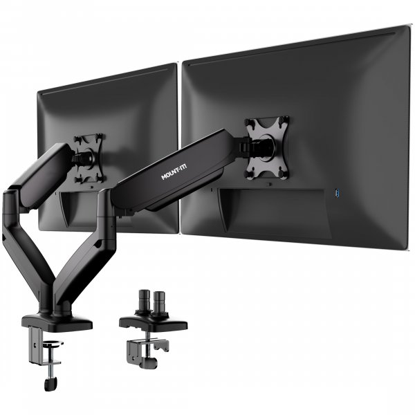 Mount-It! Dual Monitor Desk Mount, 13-32", 17.6 lbs Each