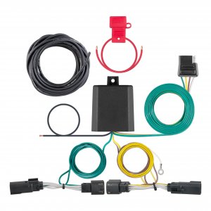 CURT 56343 Vehicle-Side Custom 4-Pin Trailer Wiring Harness, Select Ford Flex, Black