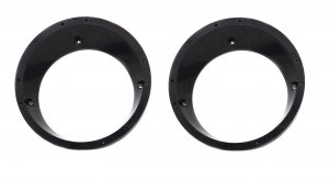 JSP Speaker Adapters Rings 5.25" to 6.5" Compatible with Harley Batwing FLHX FLHT Fairings 96-13