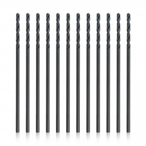 Drill America 3/16" x 6" High Speed Steel Aircraft Extension Drill Bit (Pack of 12), D/AA Series