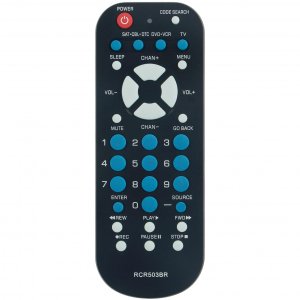 RCA RCR503BE 3-Device Palm-Sized Universal Remote