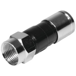 Steren PPC-EX6XL F-Compression RG6 Quad Connectors, 50 pk