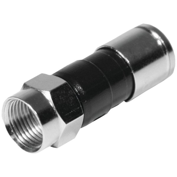 Steren PPC-EX6XL F-Compression RG6 Quad Connectors, 50 pk