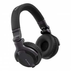 Pioneer DJ HDJ-CUE1 On-Ear Wired DJ Headphones, Foldable, Dark Silver
