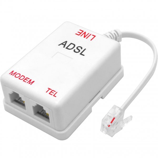 NECABLES DSL Filter Splitter for Phone Line and Internet