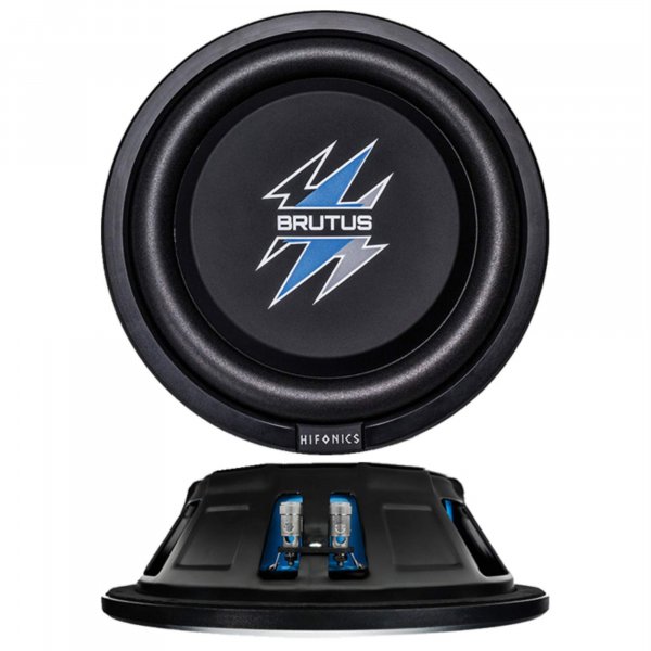 Hifonics BXS12D4 12" Brutus Series Shallow Subwoofer 500W Max 4 Ohm DVC