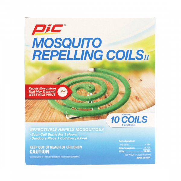 Pic C1012 Mosquito Repellent Coils, 10 pk