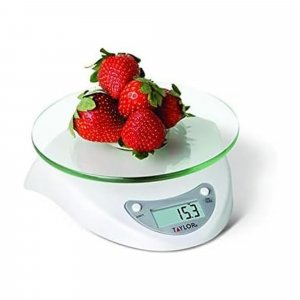 Taylor Precision Products 3831WH Digital Glass-Top Kitchen Scale