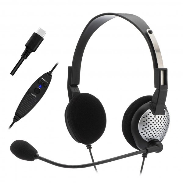 Andrea communications NC185VMUSB High Quality Digital Stereo USB Headset