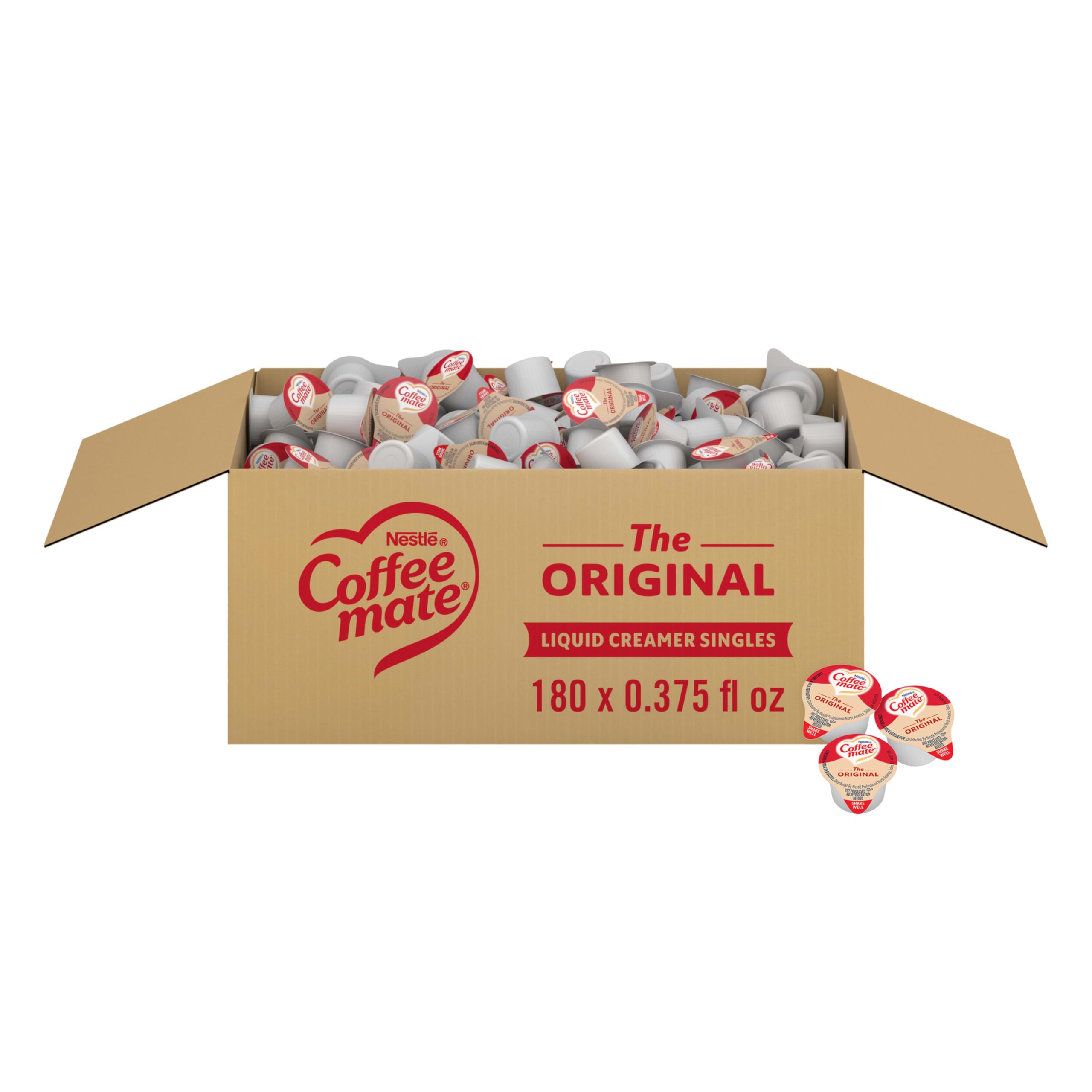 Nestle Coffee mate Original Non-Dairy Creamer Singles, 0.375 oz, 180-Pack