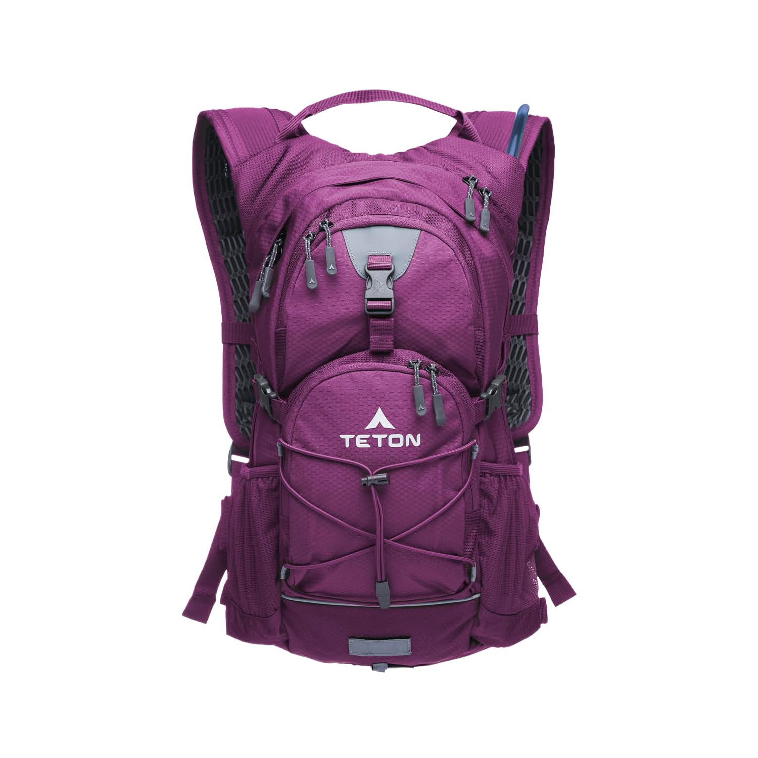 Teton Oasis Hydration Backpack – Lightweight Water Pack with Bladder for Hiking, Running, Cycling, Biking – 18L/22L Sizes – Sewn-in Rain Cover – Fits Men and Women