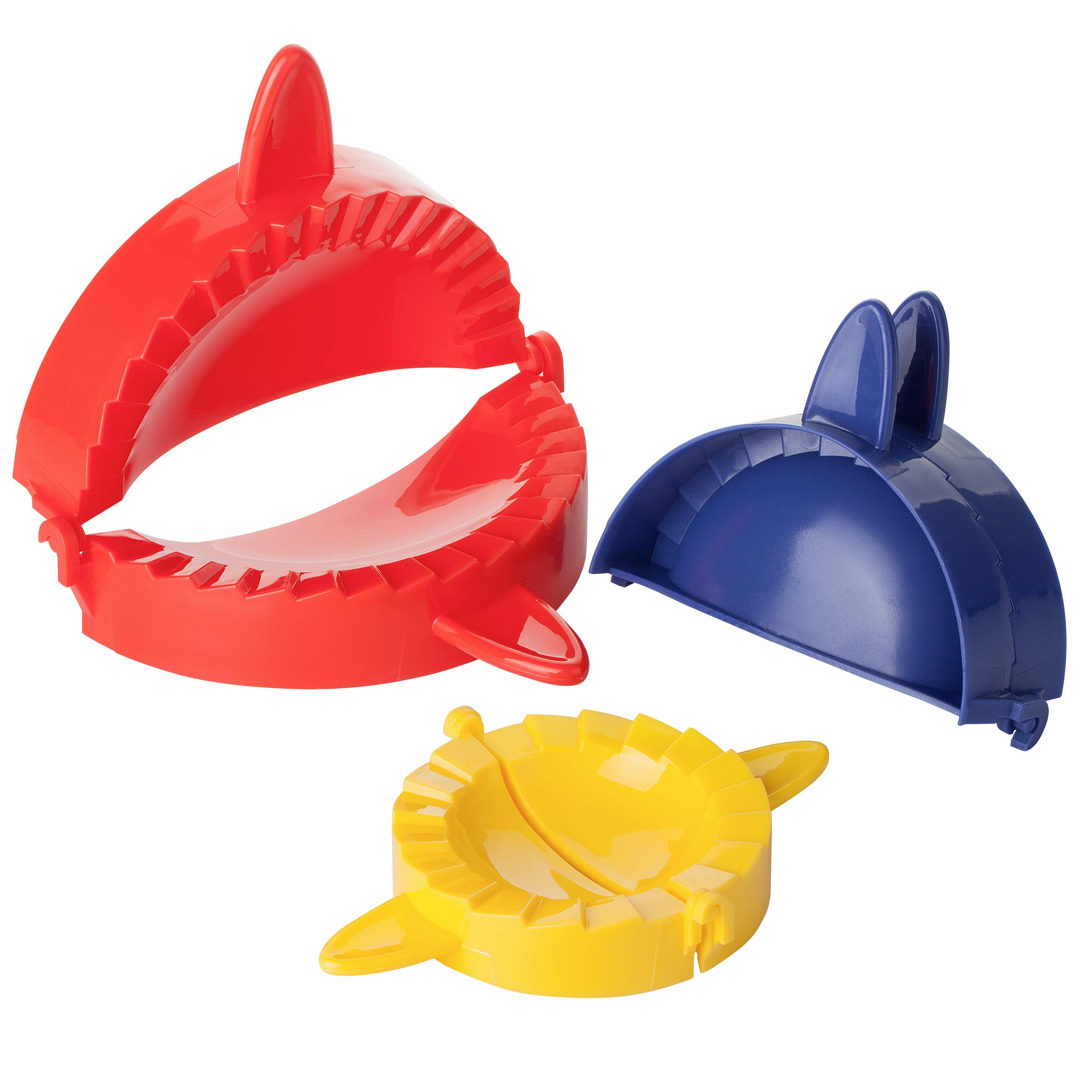 BTaT- Dough Press Set, 3 Pack, Dumpling, Empanada, Pastry & Turnover Press