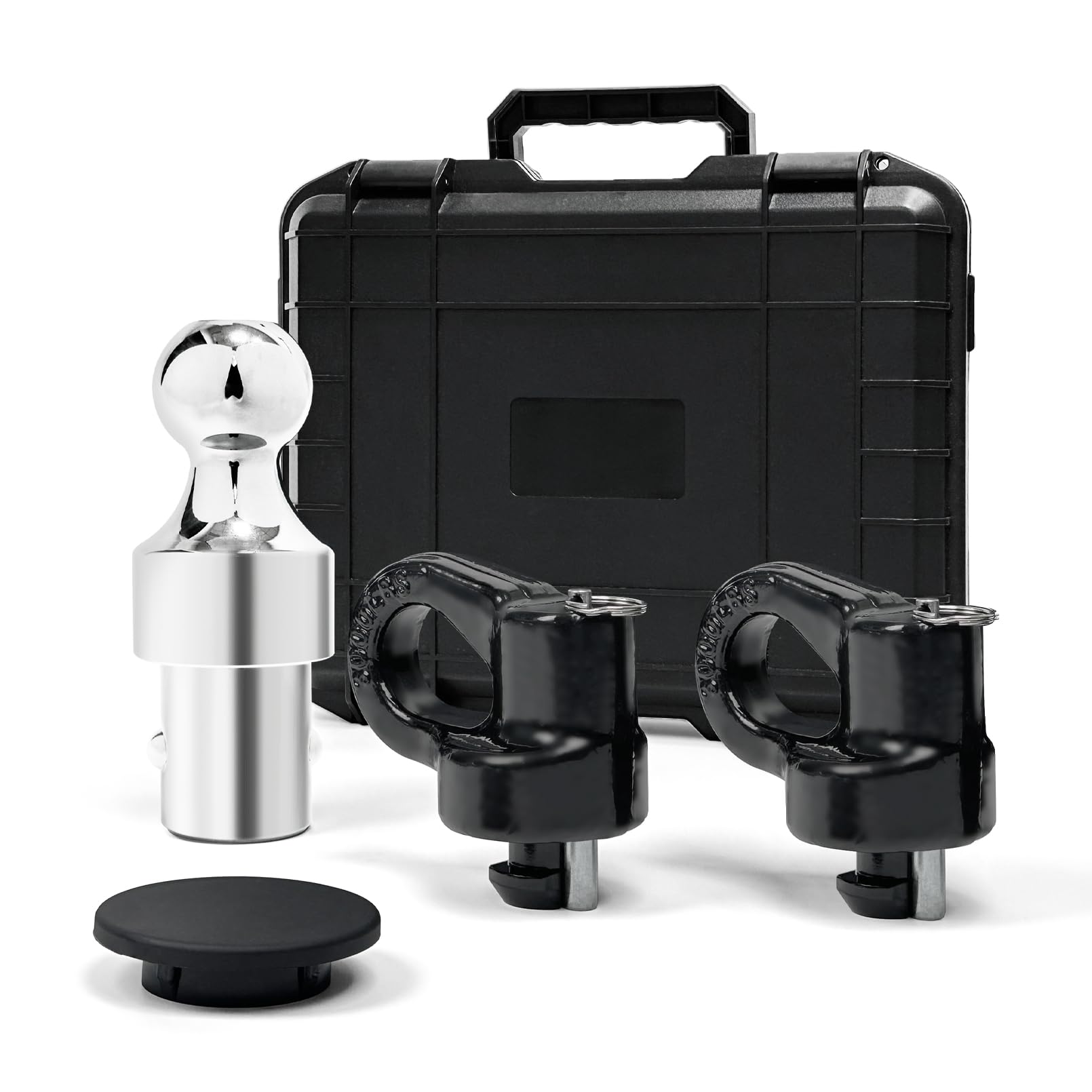 Grandroad auto 60692 Puck System Gooseneck Hitch Ball Kit, 38K LBS GTW, Compatible with 2013-2026 Ford F250 F350 F450, 2016-2026 Chevrolet Silverado, GMC Sierra & Nissan Titan XD, 2-5/16 Inch Ball