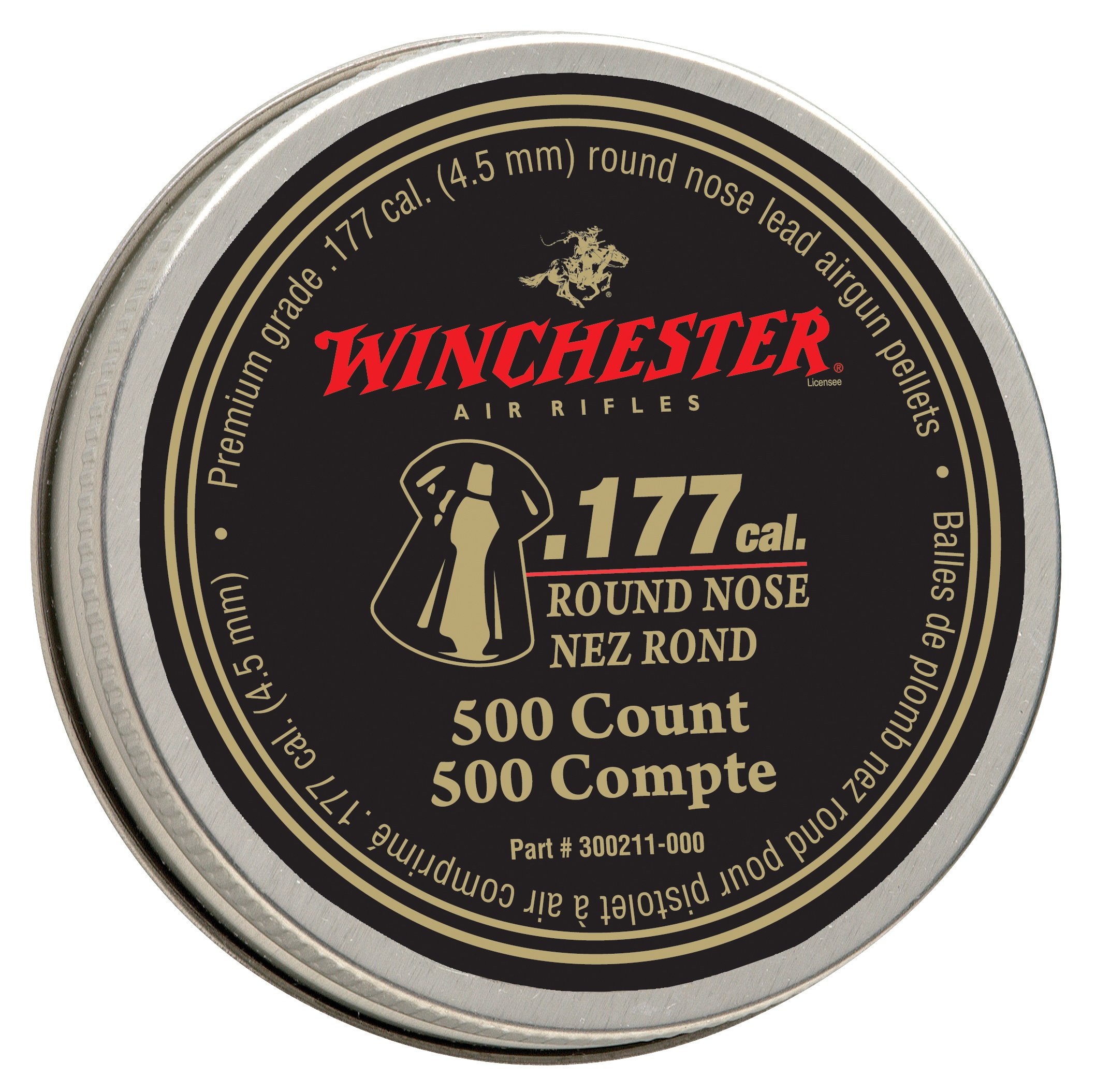 Daisy 987419406 .177 Cal. Round Nose Pellets  500 Tin