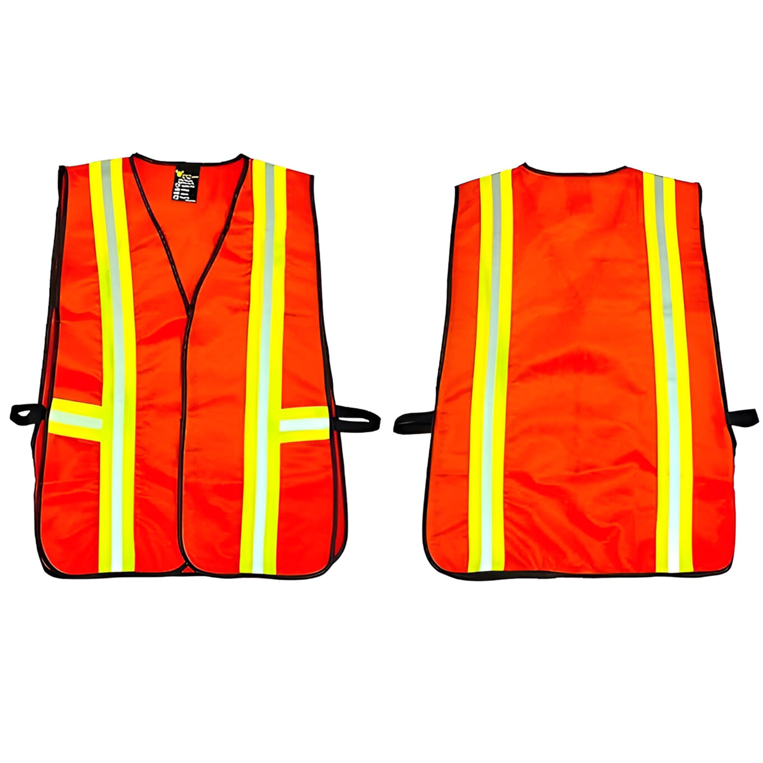 G & F Products High Visibility Safety Vest – Reflective Work Vest with Multi-Function Pockets, Zipper & Velcro Closure, Breathable, ANSI Compliant for Construction, Traffic, Security & Surveying