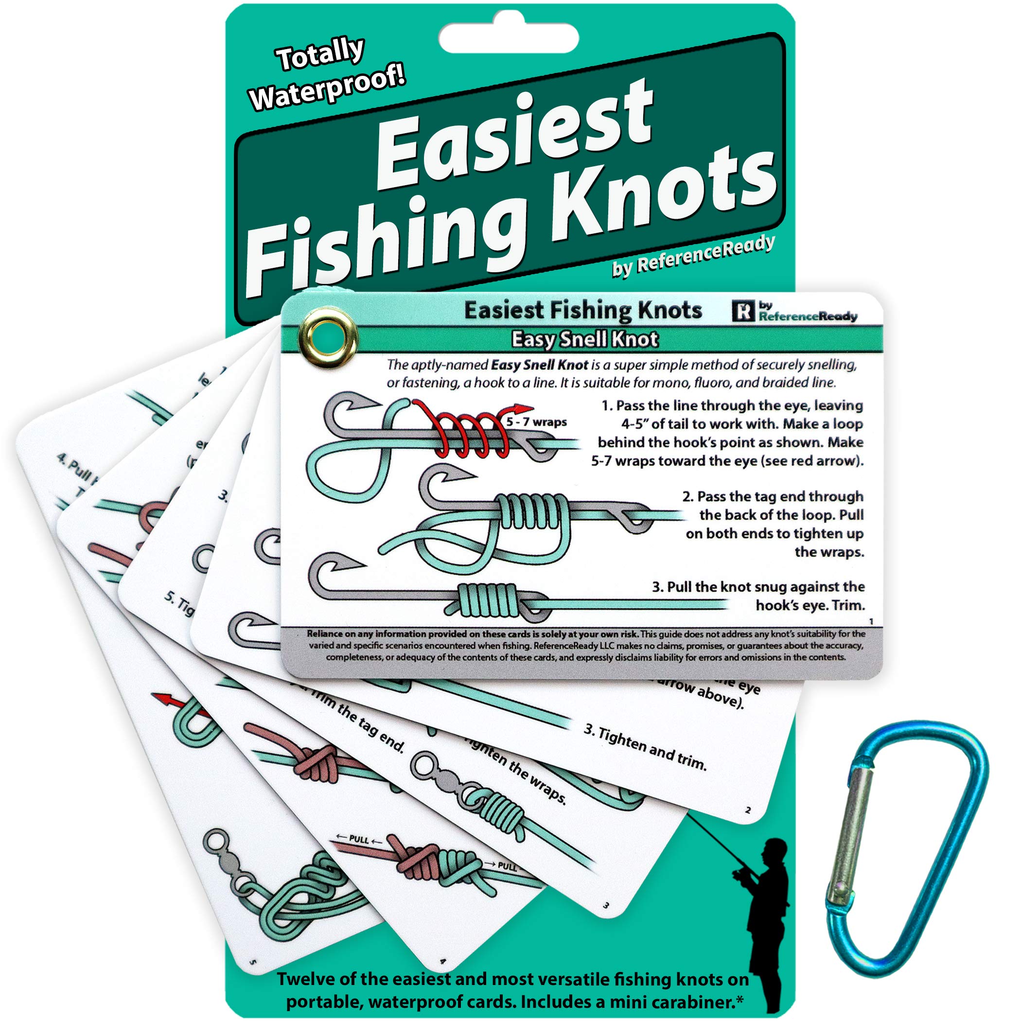ReferenceReady Easiest Fishing Knots: Waterproof, Perfect for Beginners