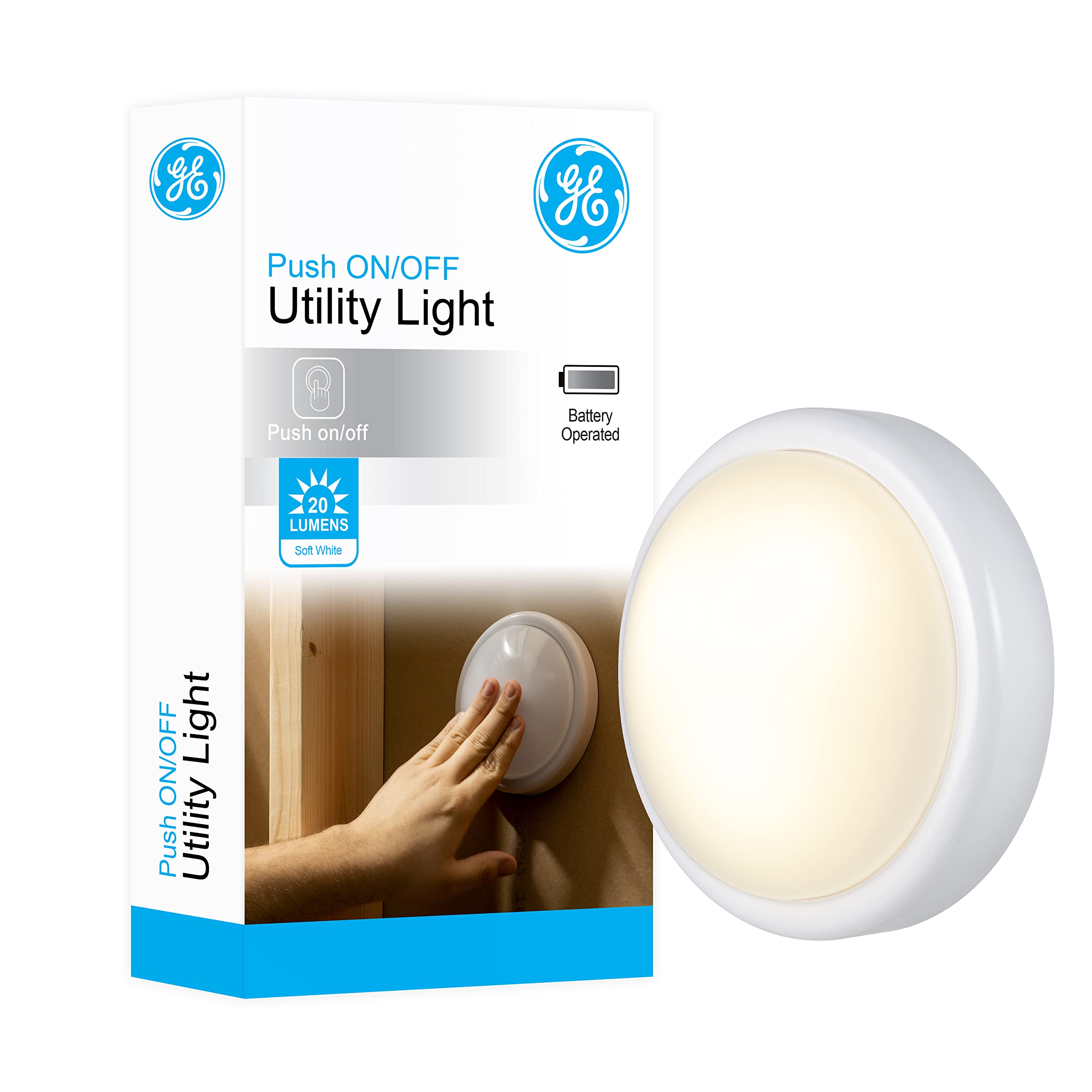 GE 54807 Push On/Off LED Utility Light