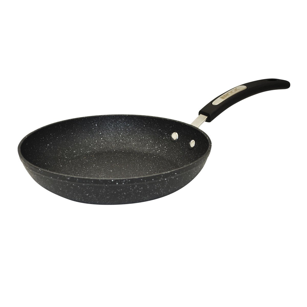 Starfrit The Rock Terra 26cm (10'') Ceramic Non-Stick Fry Pan, Thick Aluminum Base, PFAS Free, Easy to Clean, Black Marble