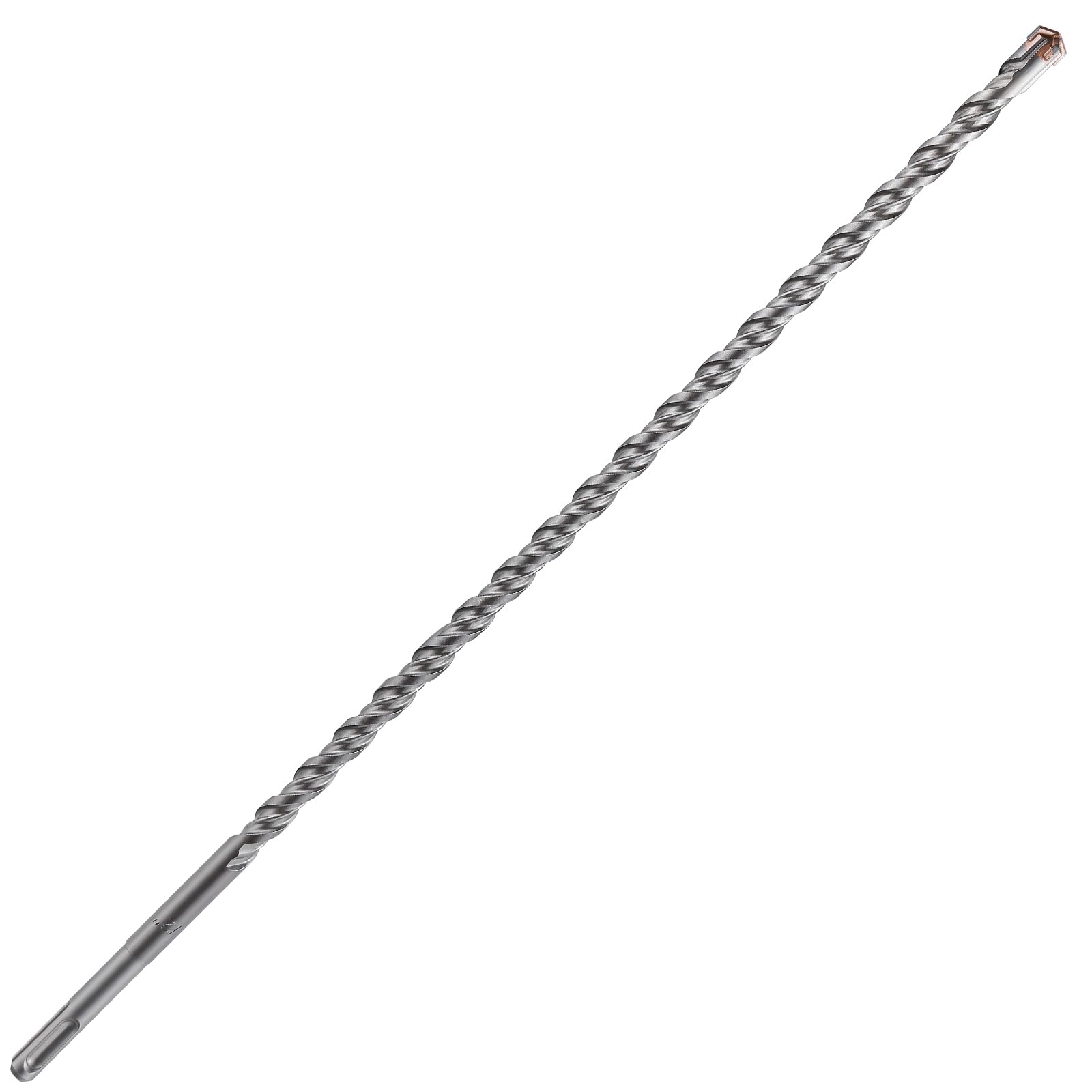 Wensilon Concrete Drill Bit lengthening 1pcs 1/2" X 18"-16" Cross-Type Double Thread Carbide Material Suitable for Concrete, Brick, Cement Walls, Stone, Extra Long Hammer Drill Bits for Concrete