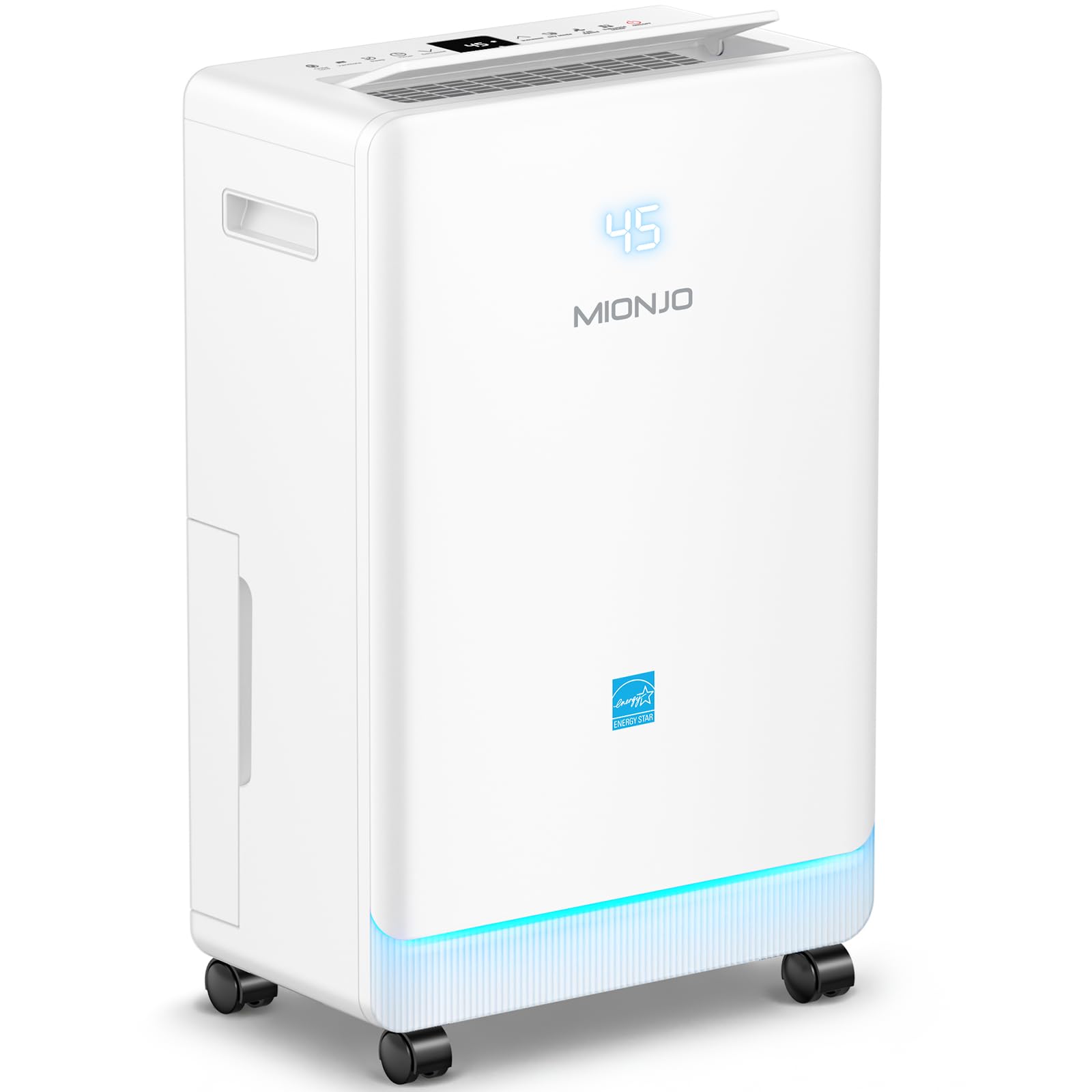 4500 Sq. Ft Dehumidifier for Basement Quilt Compressor Dehumidifiers for Home with Drain Hose, Energy Efficient, Intelligent Humidity Control, Dehumidifier for Bathroom, Bedroom, Office