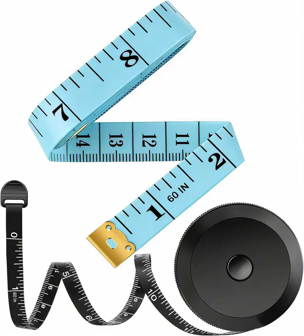 iBayam 2 Pack Tape Measure Measuring Tape for Body Fabric Sewing 60"/150cm