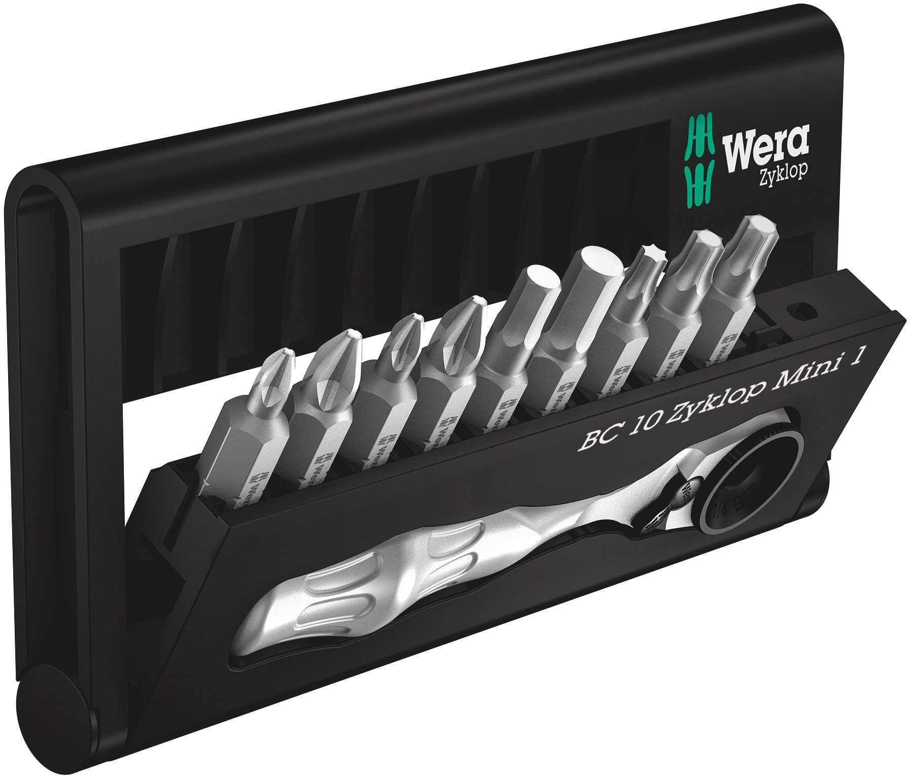 Wera 05073645001 Bit Set and Bit Ratchet (10 Pieces)