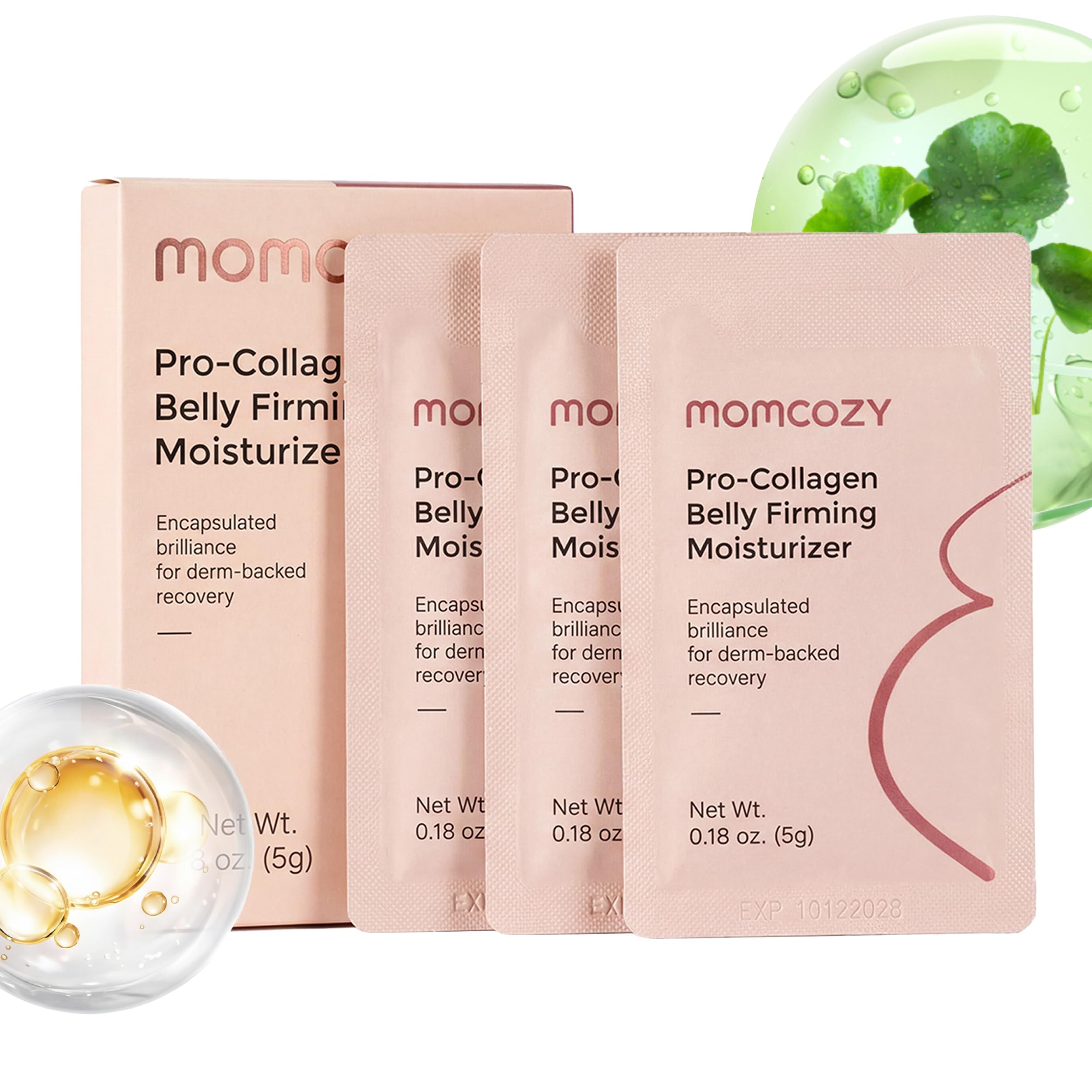 Momcozy Pro-Collagen Belly Firming Moisturizer Stretch Mark Cream 0.54 oz