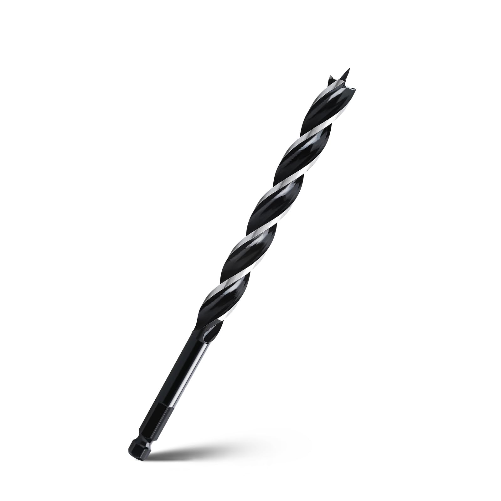 WOBLLMX 5/8" x 10" Auger Drill Bit for Wood,Hex Shank Tri Flute Drill Bit