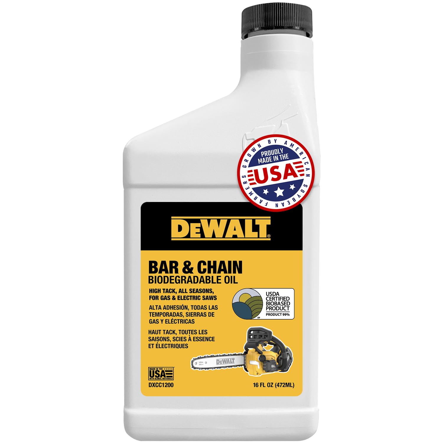 16 oz. Biodegradable Bar and Chain Oil