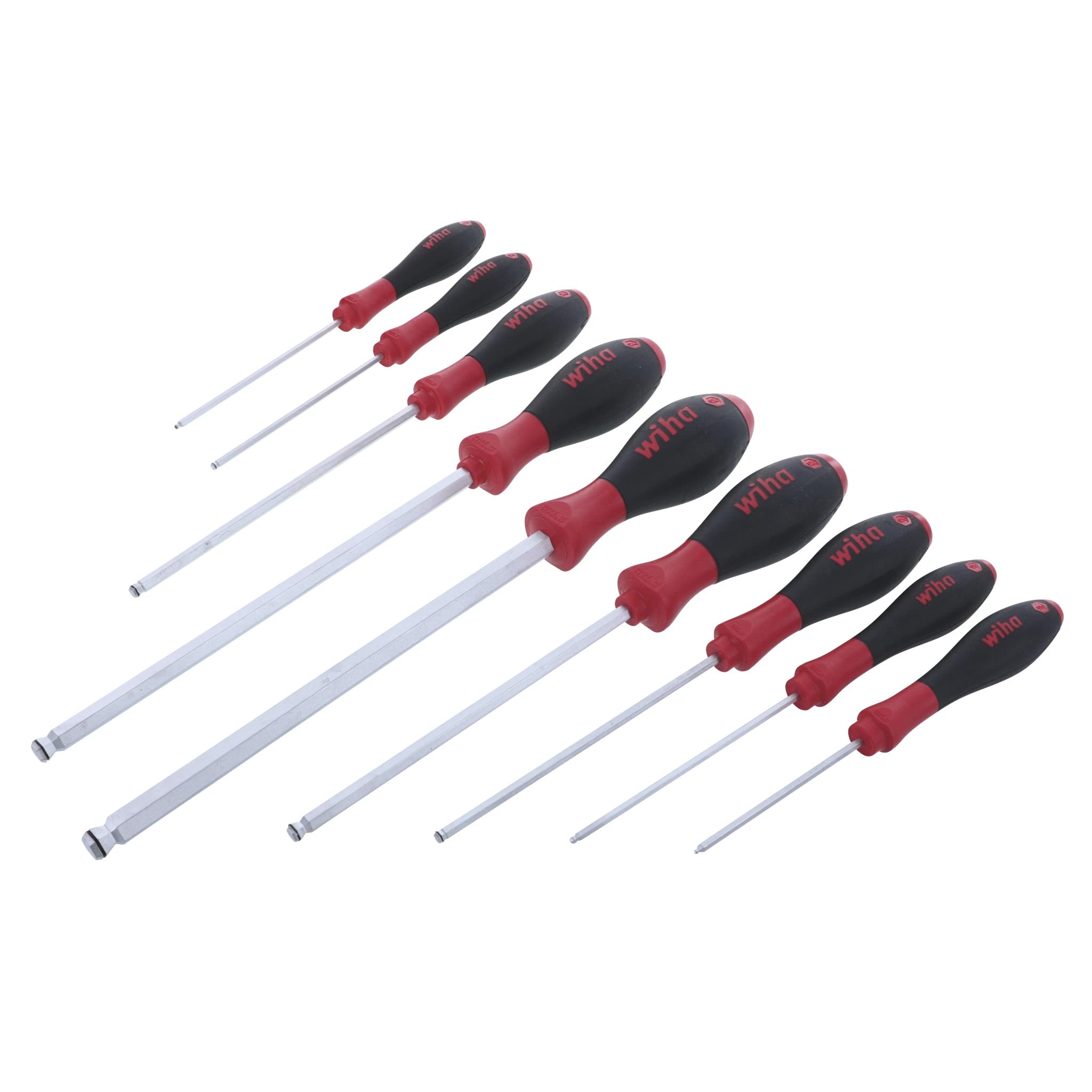 Wiha 36790 9-Piece Metric MagicRing Ball End Hex Driver