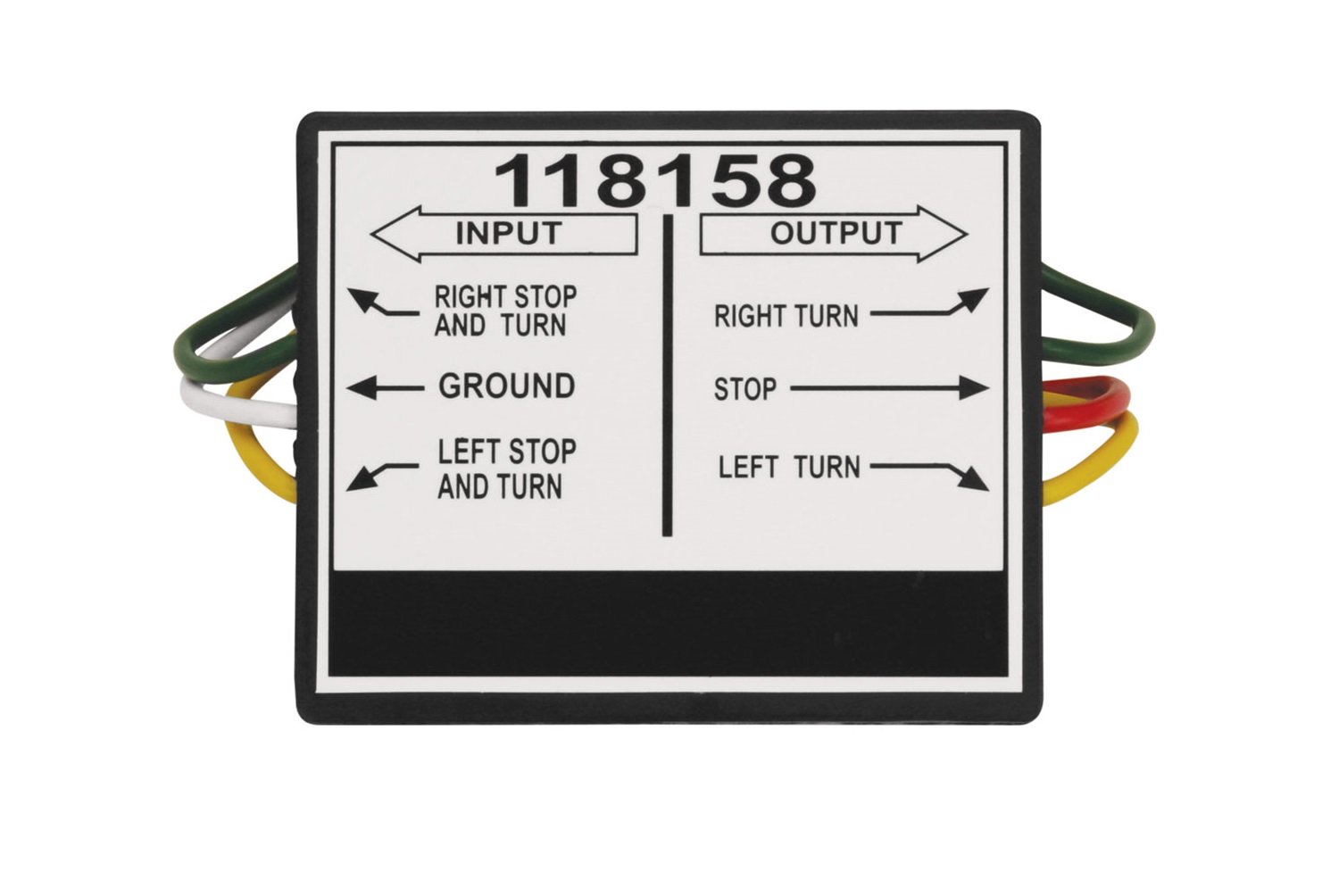 Tekonsha 118158 Taillight Converter Connecting Tow Vehicles