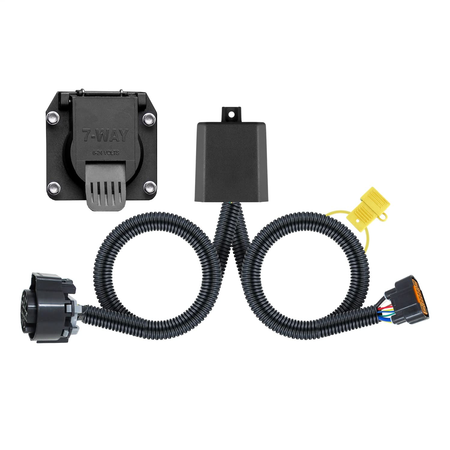 CURT 56466 7-Way RV Blade Trailer Wiring Harness for Hyundai/Kia