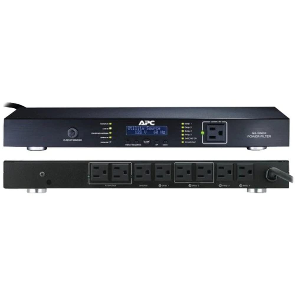 Apc G5BLK 9-Outlet G-Type 15-Amp Rack-Mountable Power Conditioner