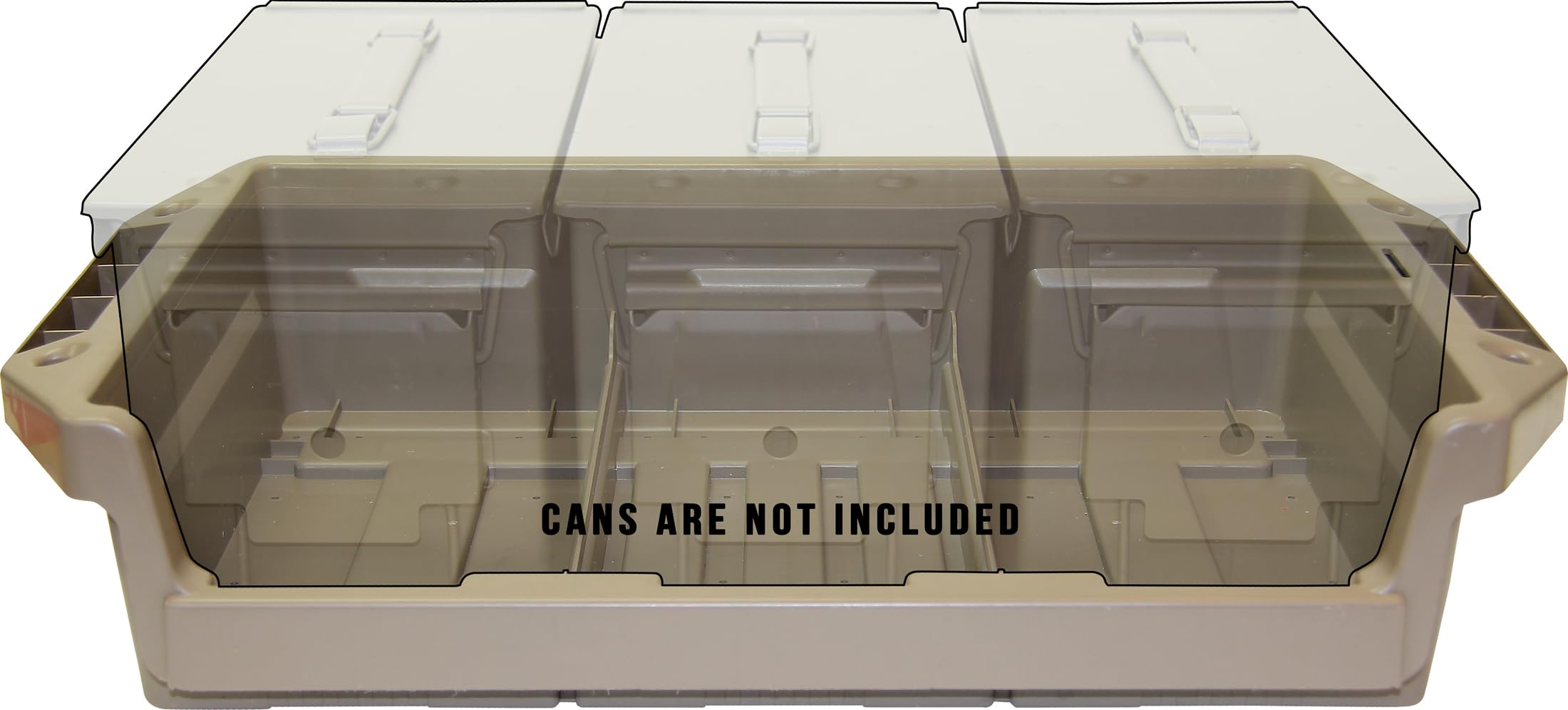 MTM MAC50 Ammo Can Tray for Metal Cans (50 Cal.), USA Made, Dark Earth