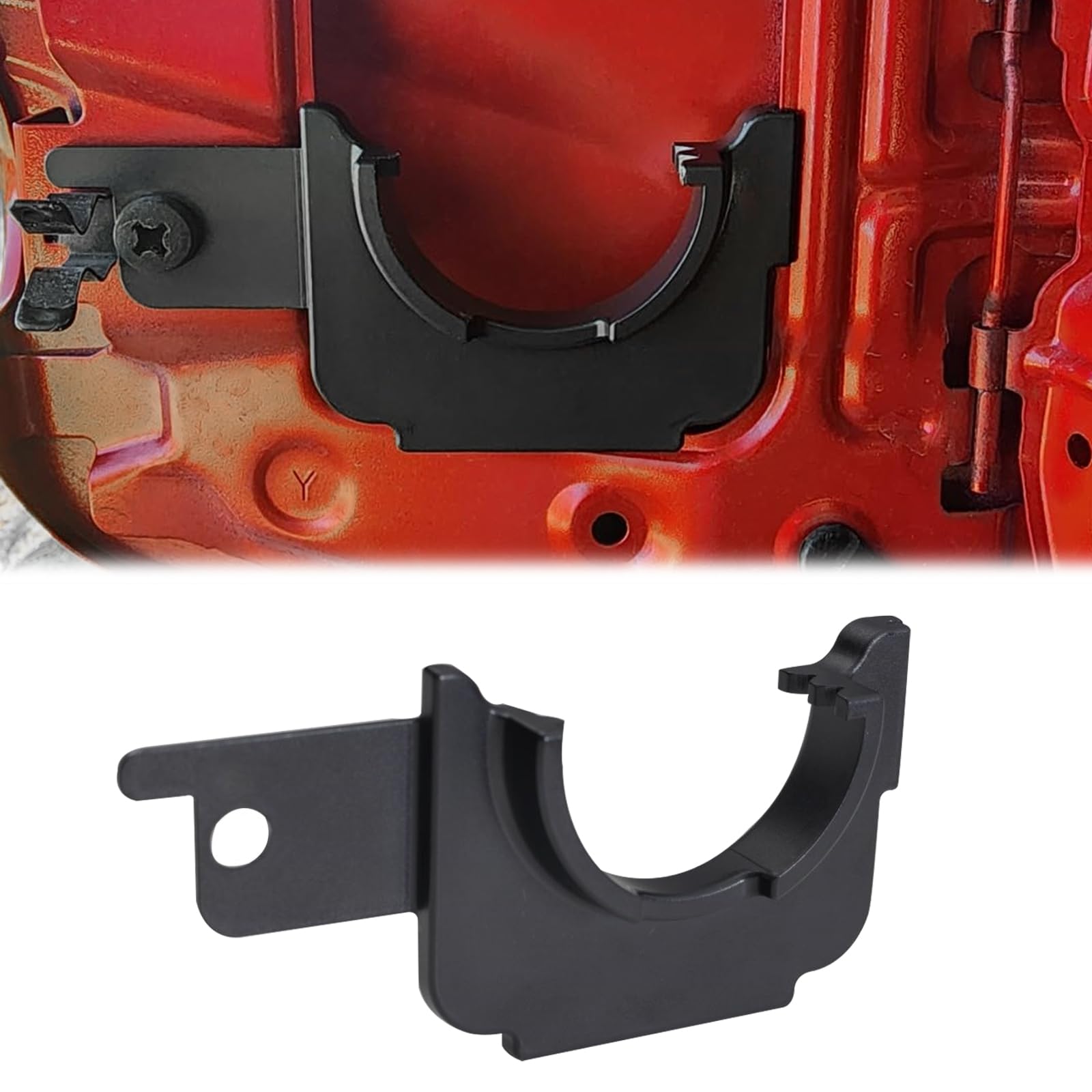 JDMCAR Gas Cap Holder Compatible with Toyota Tacoma Accessories 2016-2023 Fuel Cap Holder, Durable Gas Cap Holder - Black