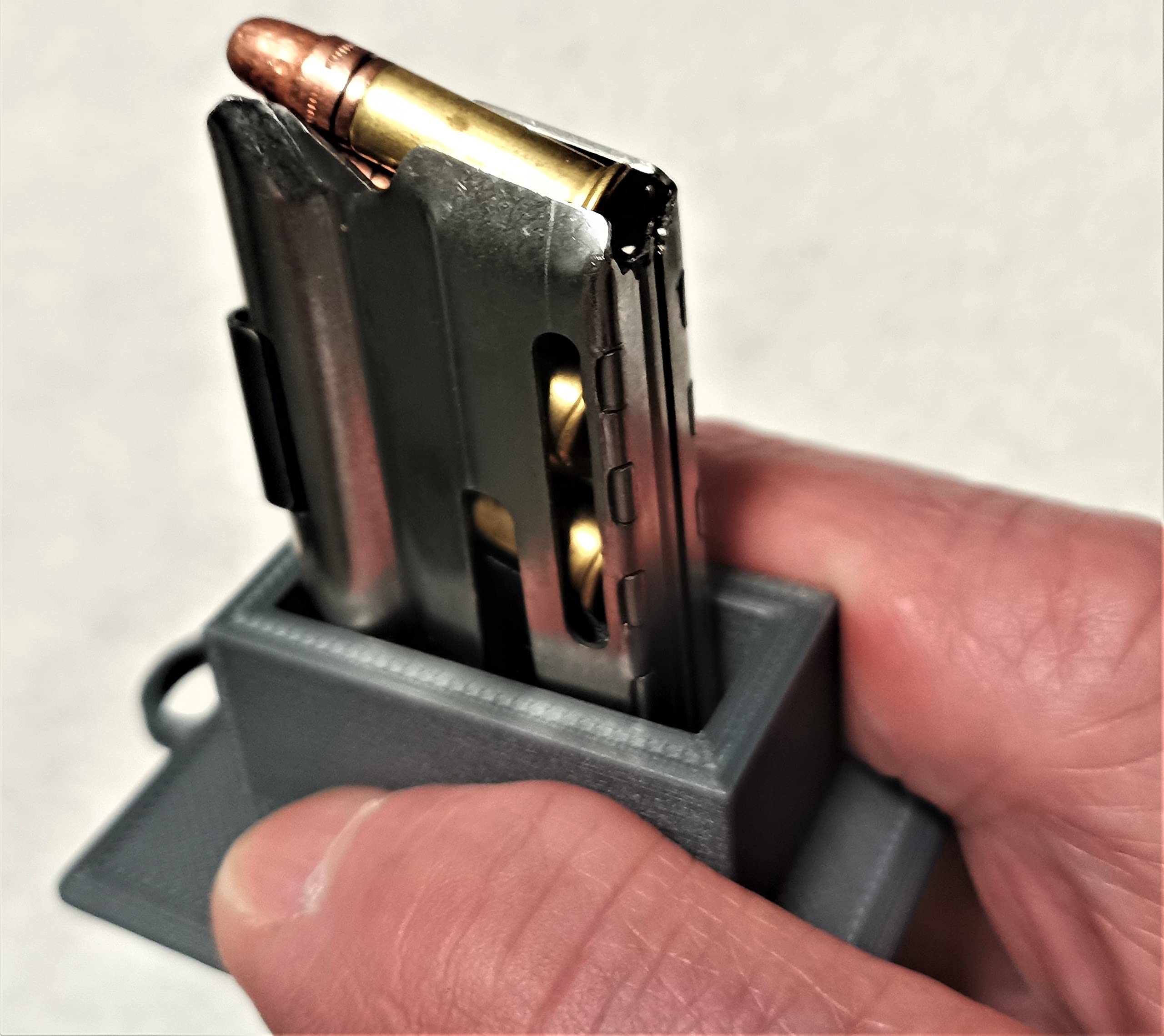 Speed Loader for Walther P22 Factory Magazines Pew Pew Peweter in Color (Gun Metal Grey) Made in USA by Veterans