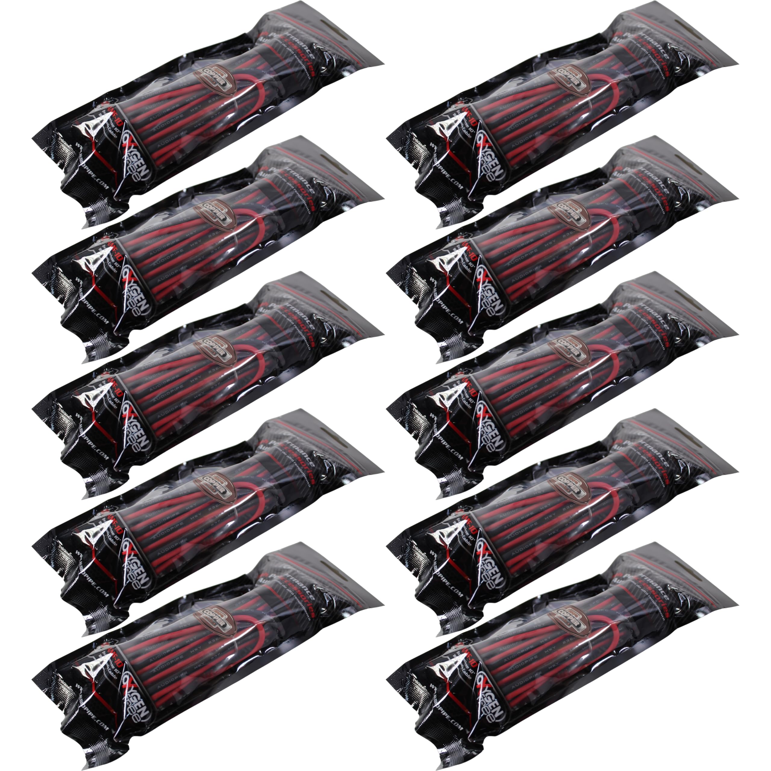 Audiopipe AMF10 10ft Oxygen Free RCA Cable - 10pcs per bag