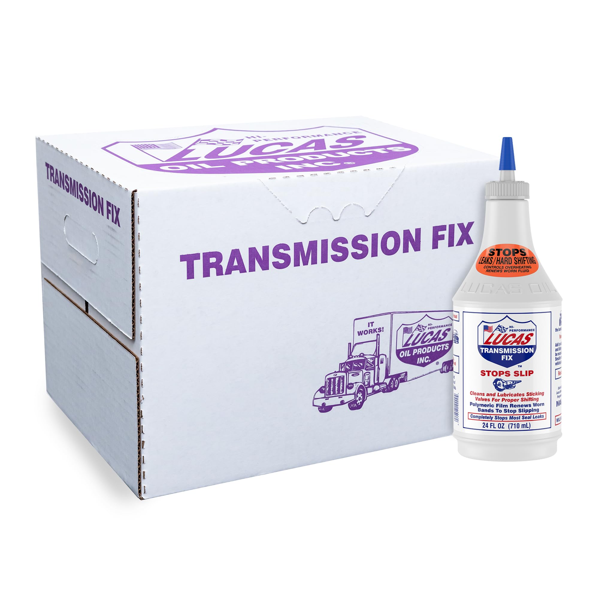 Lucas Oil Transmission Fix,Bottle,Red,12 oz. 10009 - 1 Each