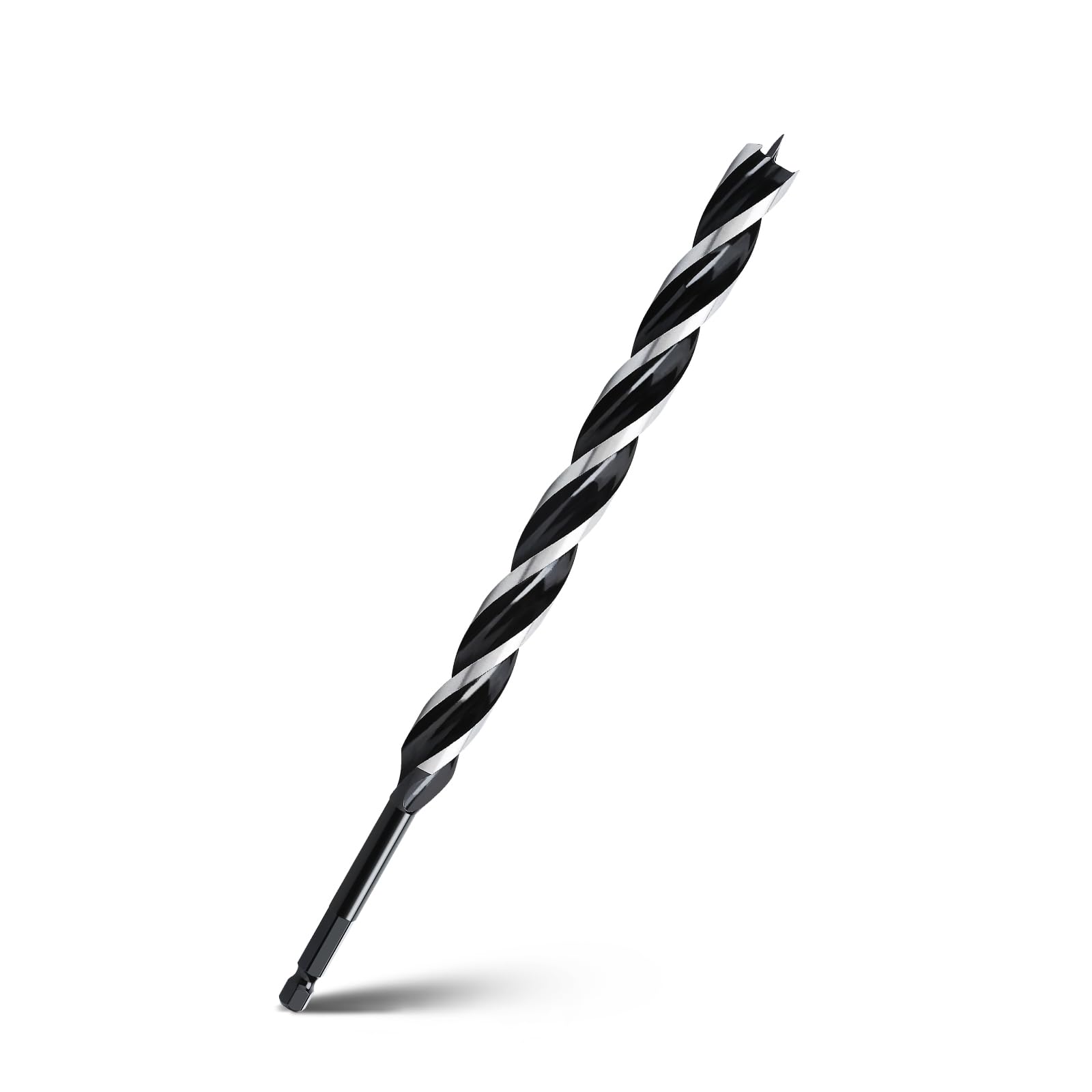 WOBLLMX 5/8" x 12" Auger Drill Bit for Wood,Hex Shank Tri Flute Drill Bit