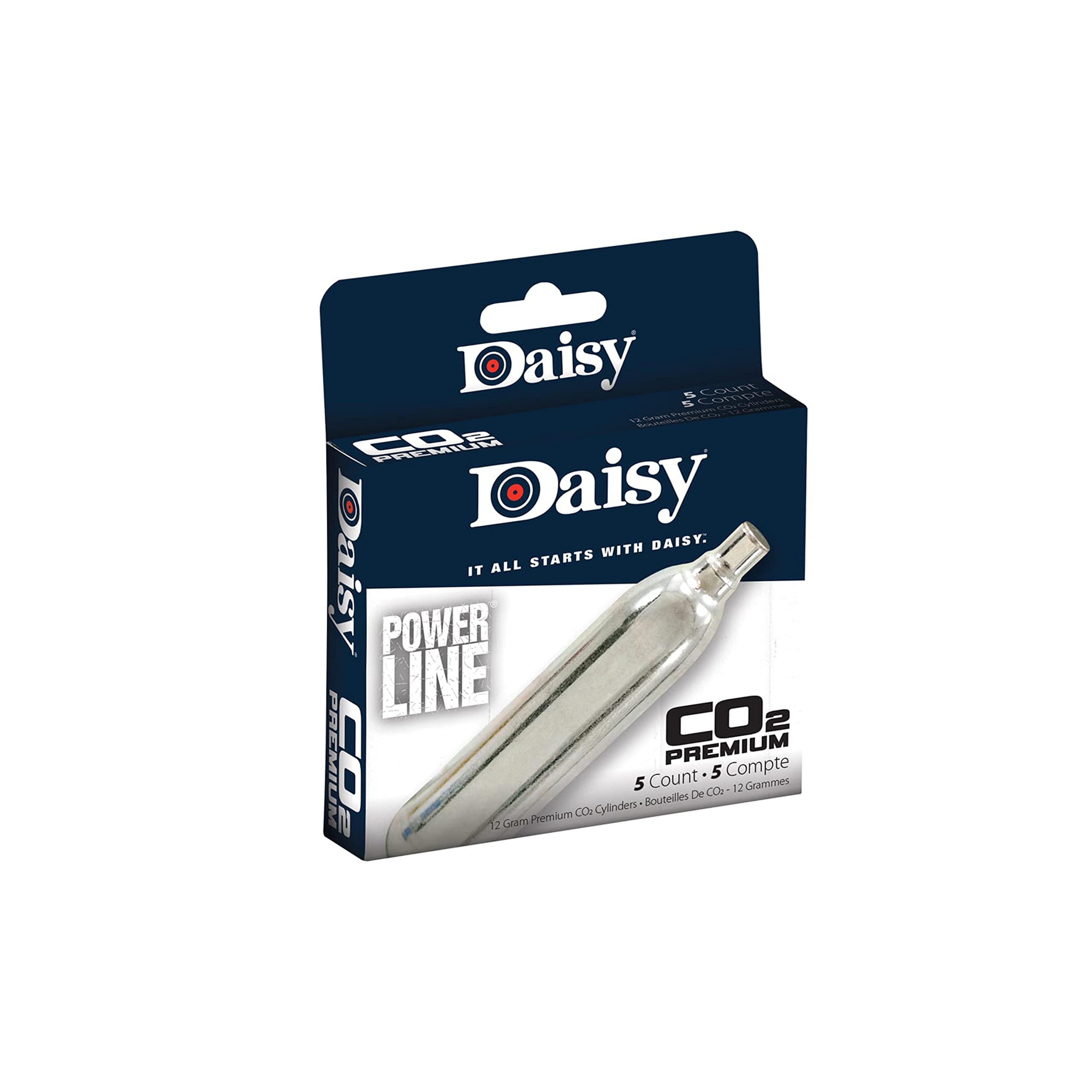 Daisy 997580611 12 Gram CO2 Cylinders (5 count)