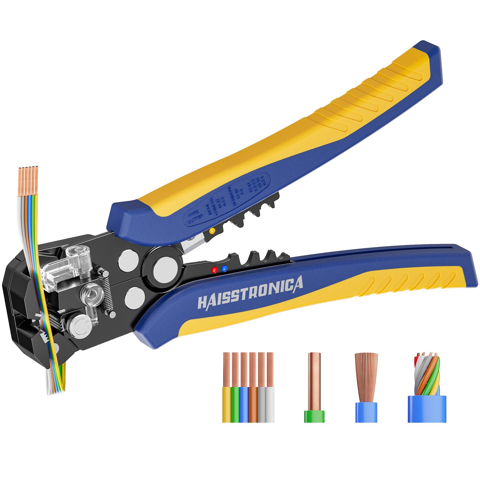 haisstronica 3 in 1 Self-Adjusting Wire Stripper, AWG 24-10 Tool