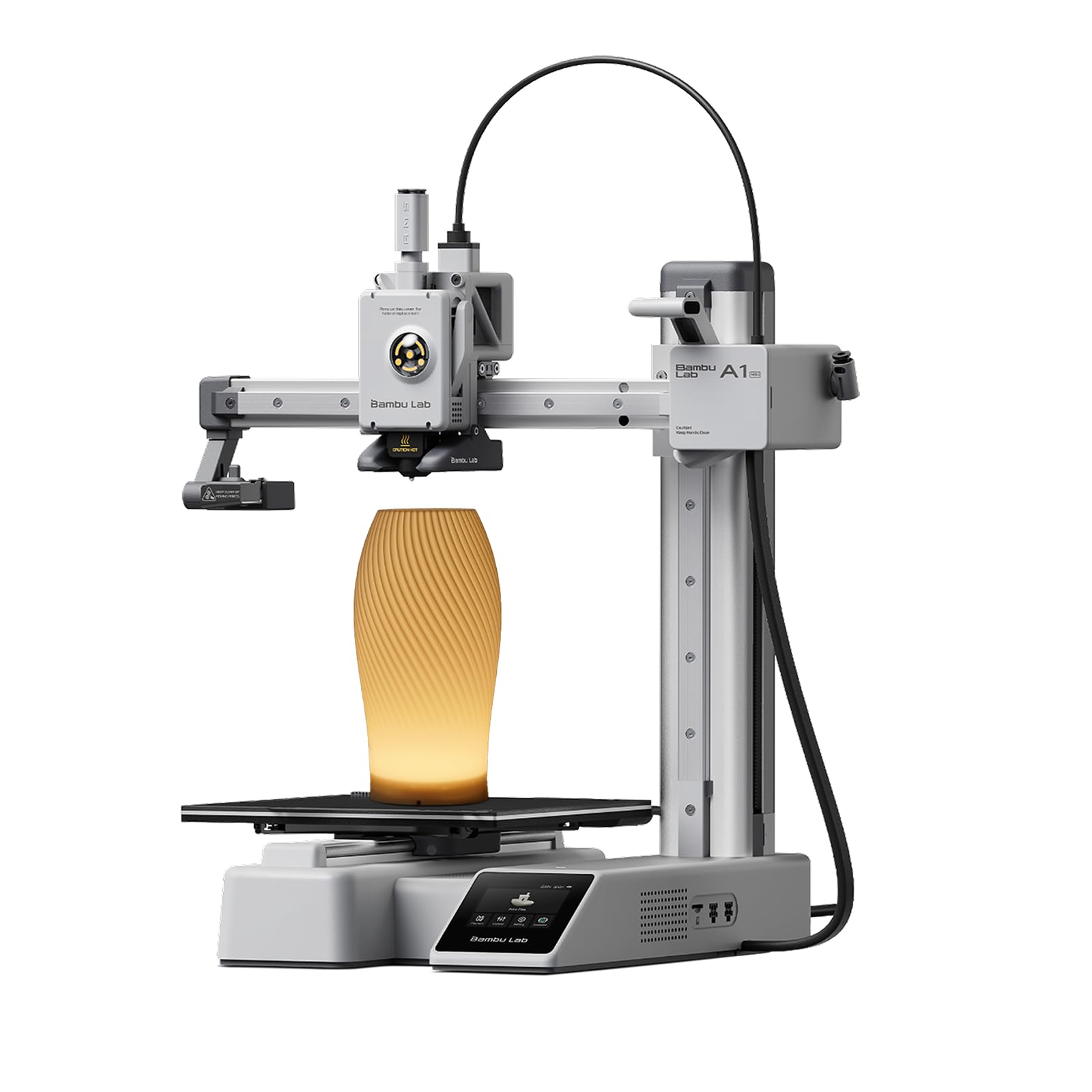 Bambu Lab A1 mini 3D Printer + LED Lamp Kit, Ready-to-Use for Beginners