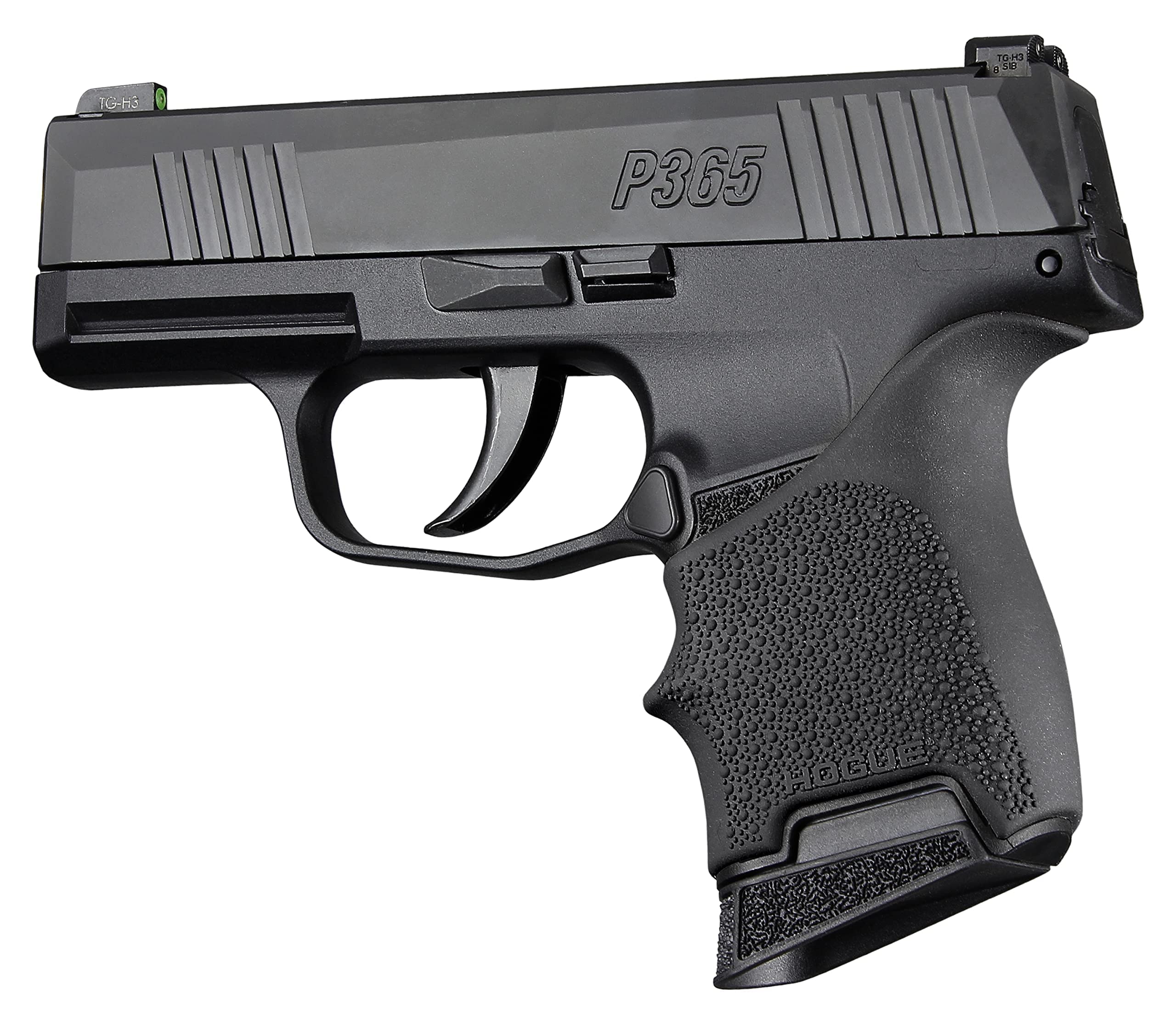 Hogue 18700 Handall Beavertail Grip Sleeve Sig Sauer P365 Black