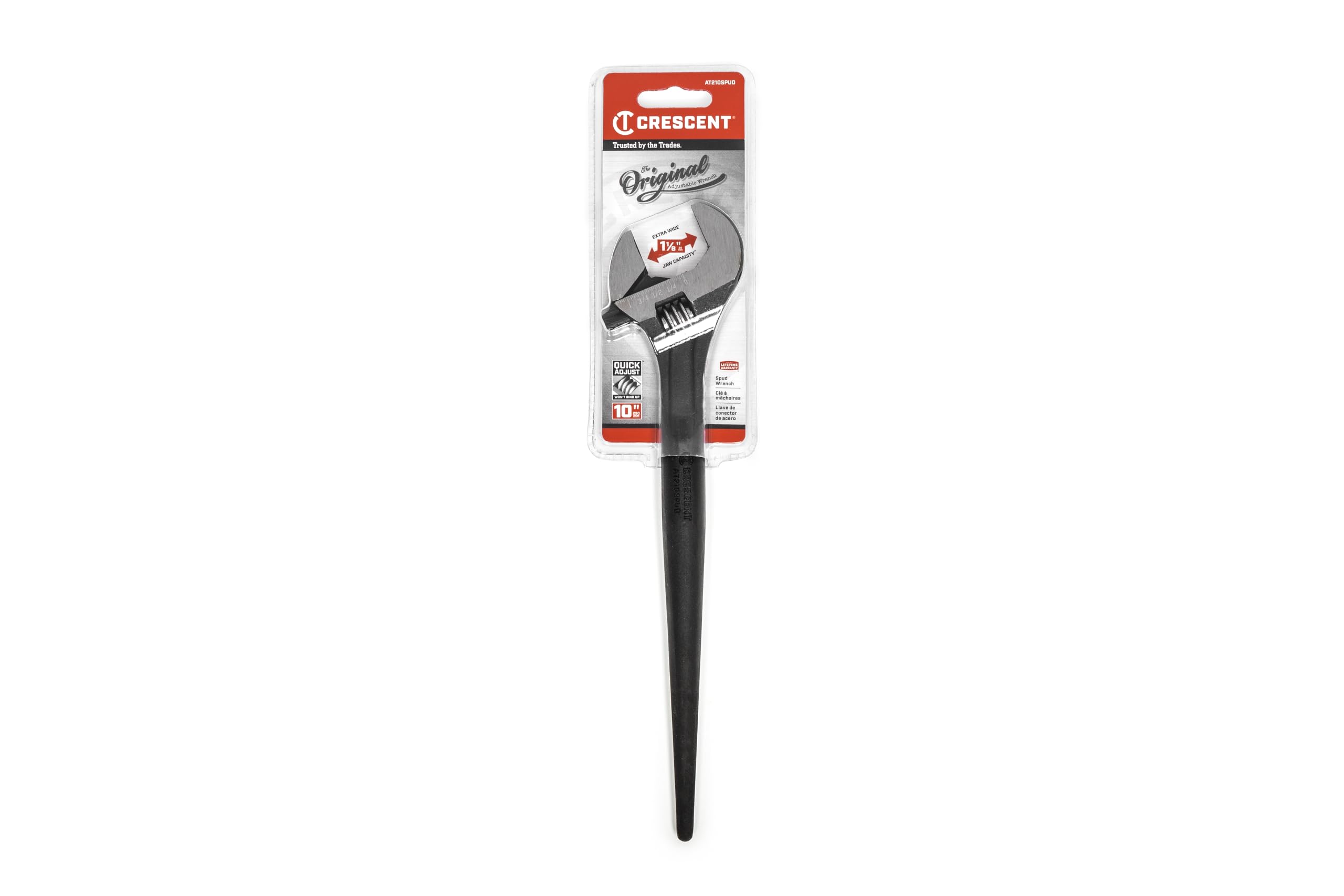 Crescent 10" Adjustable Black Oxide Construction Wrench - AT210SPUD