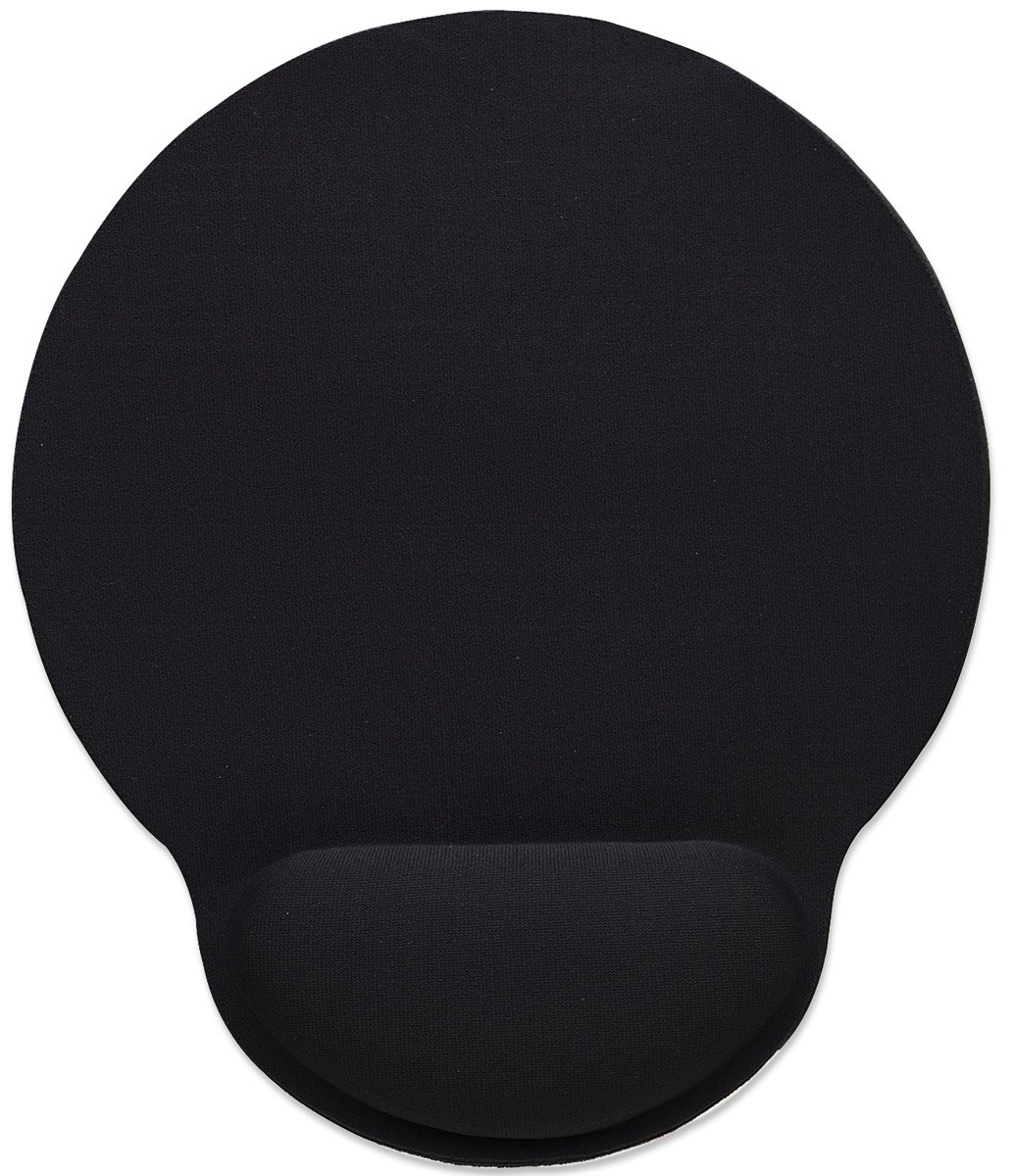 MANHATTAN 434362 Wrist-Rest Mouse Pad (Black)