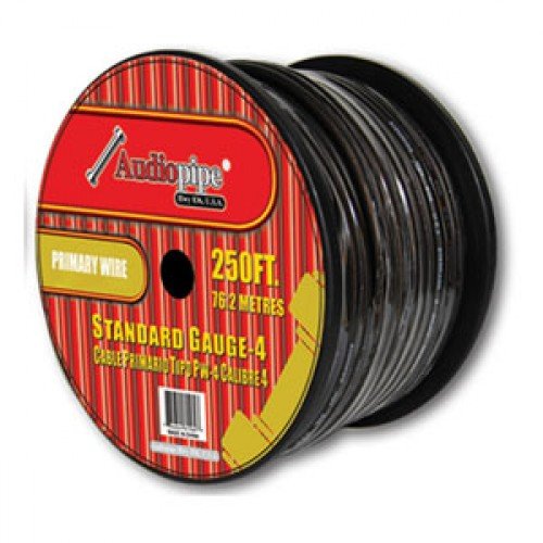 Audiopipe PW4250RED 4 Gauge 250' Red Power Wire