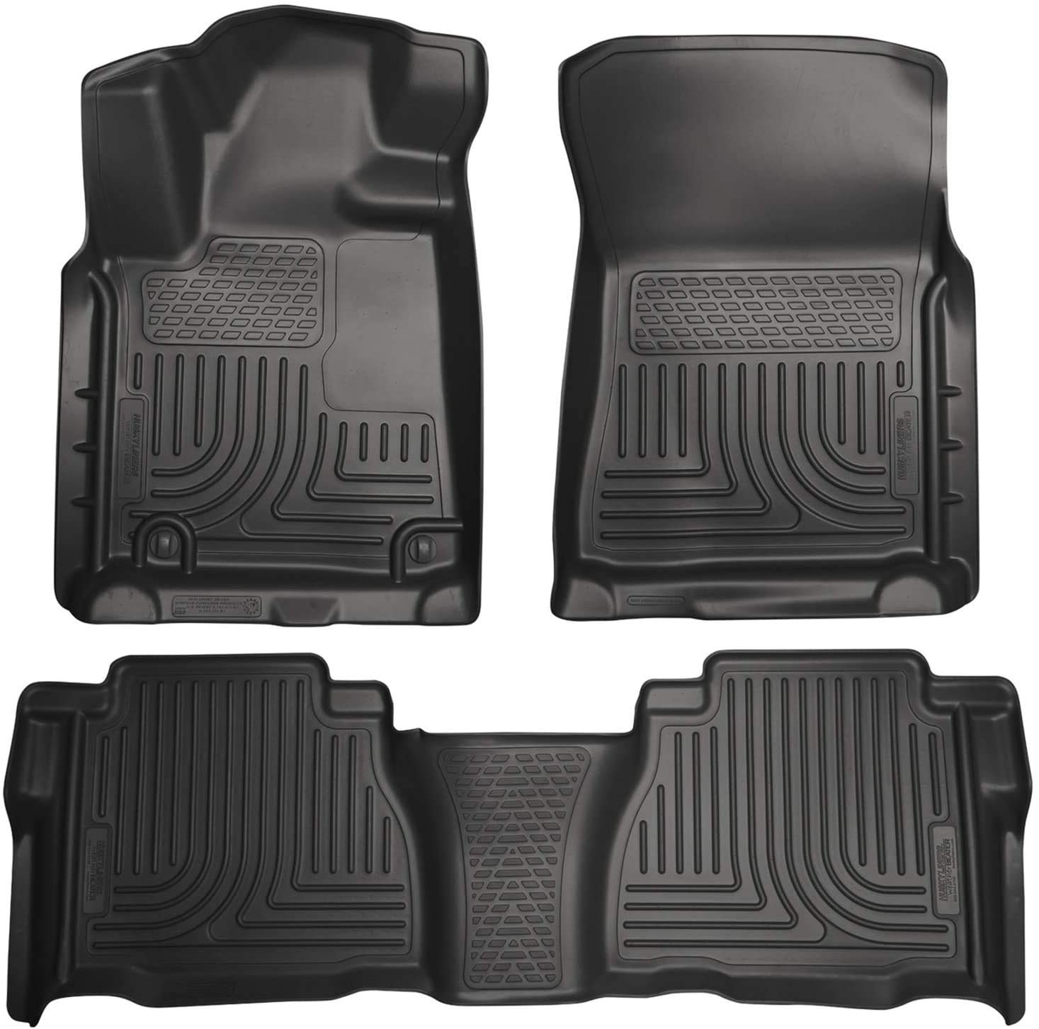 Husky 98581 Front/2nd Seat Floor Liners For 07-11 Tundra Crewmax/Double Cab