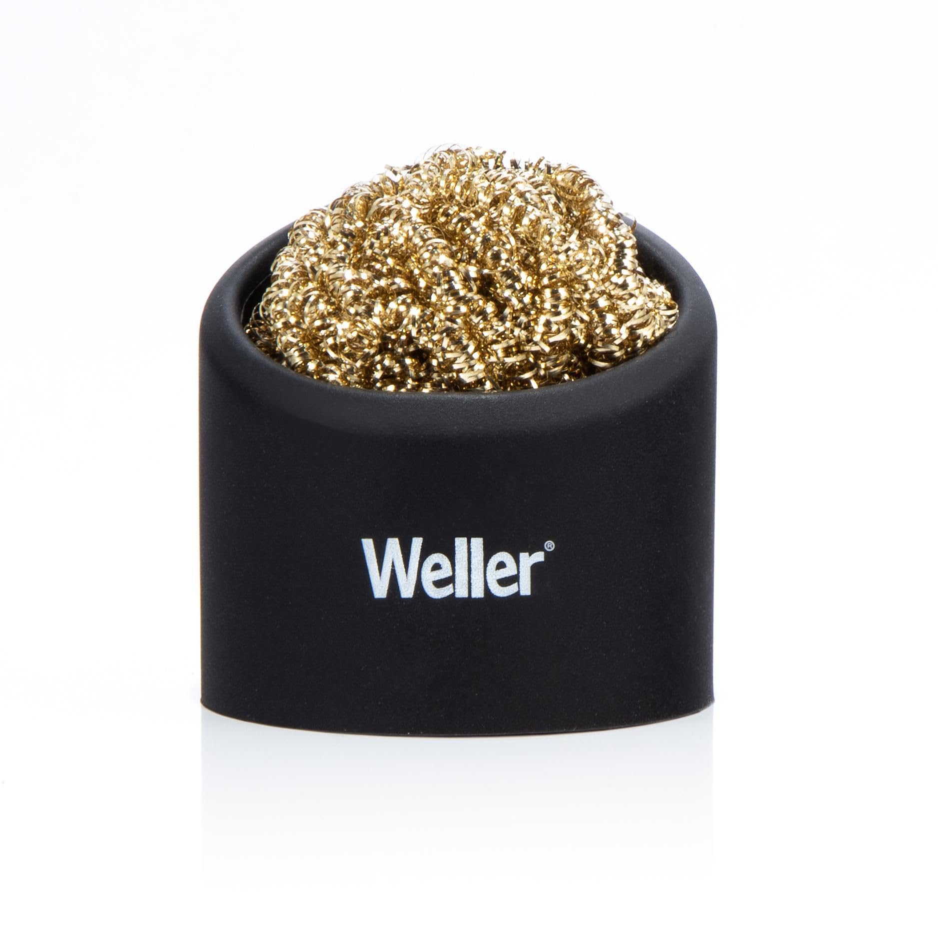 Weller Soldering Brass Sponge Tip Cleaner with Silicone Holder | WLACCBSH-02