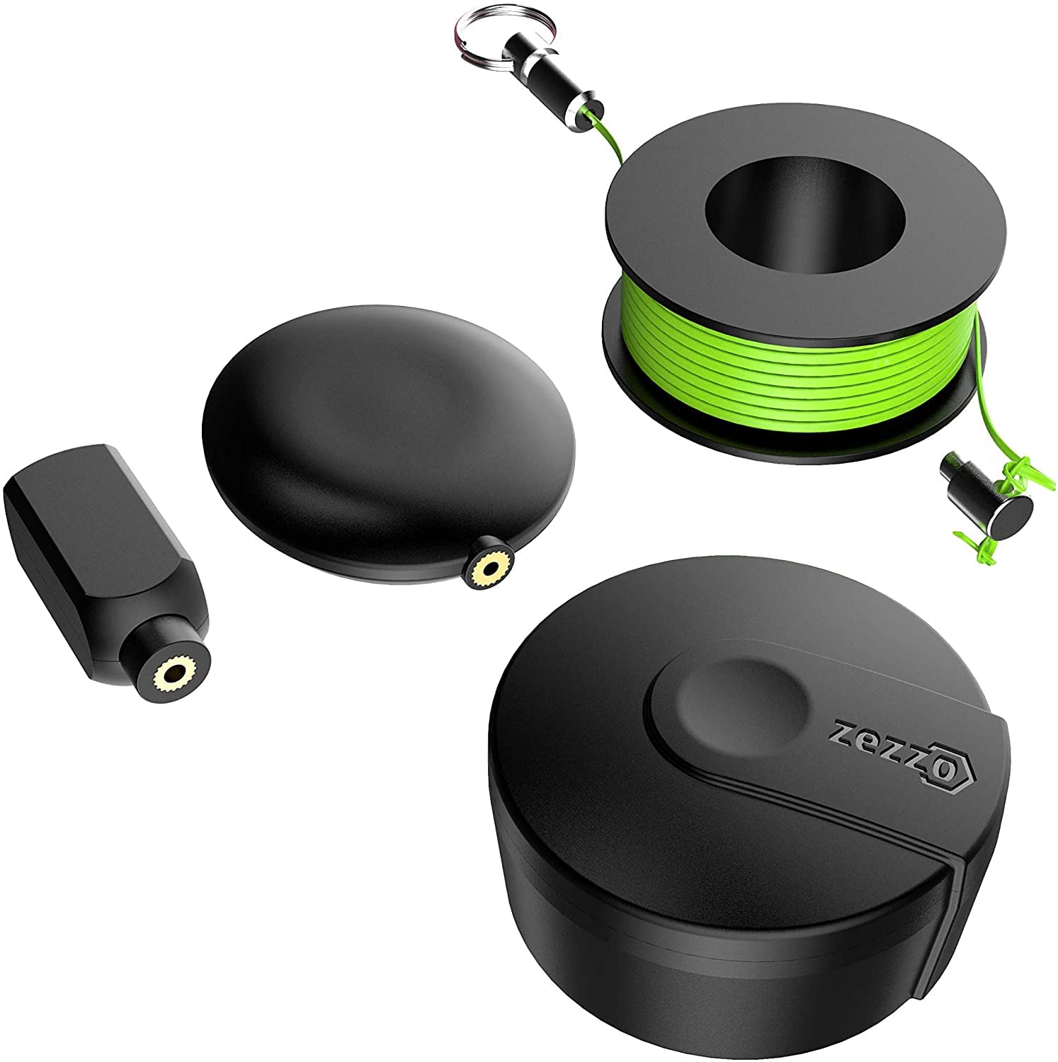 Zezzo Magnetic Wiremag Puller,Wire Puller Tool,Fish Tape Wire Pulling System,Wire Cable Wire Fishing Tools Coaxial Electrical Fish Tape Pull Push Kit Behind Indoor Home Office Outdoor Garden Walls