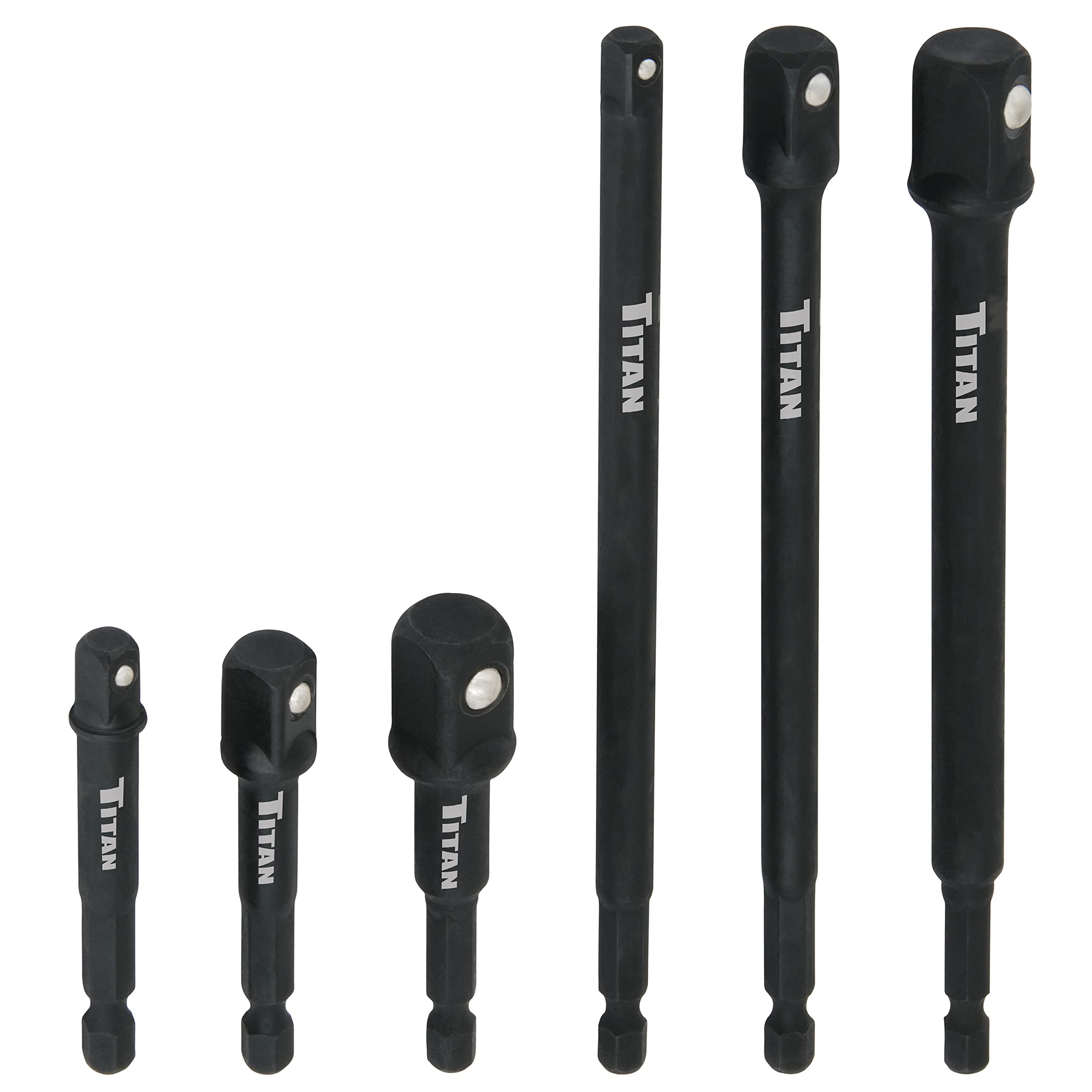 Titan 12087 Tool 6 pc Socket Adapter Set